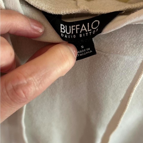 Buffalo David Bitton Light Gray Hoodie - Picture 7 of 8